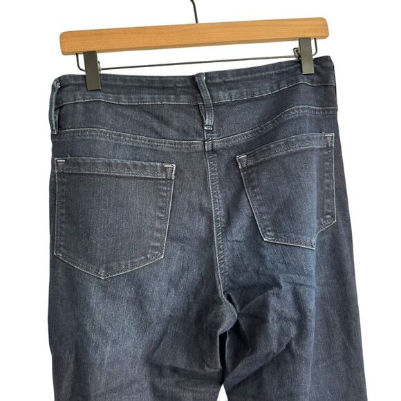 Athleta Sculptek Skinny Jeans Size 8 Blue Overdye Wash - Picture 2 of 9